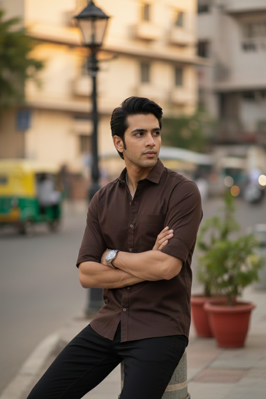 Plain shirts for men