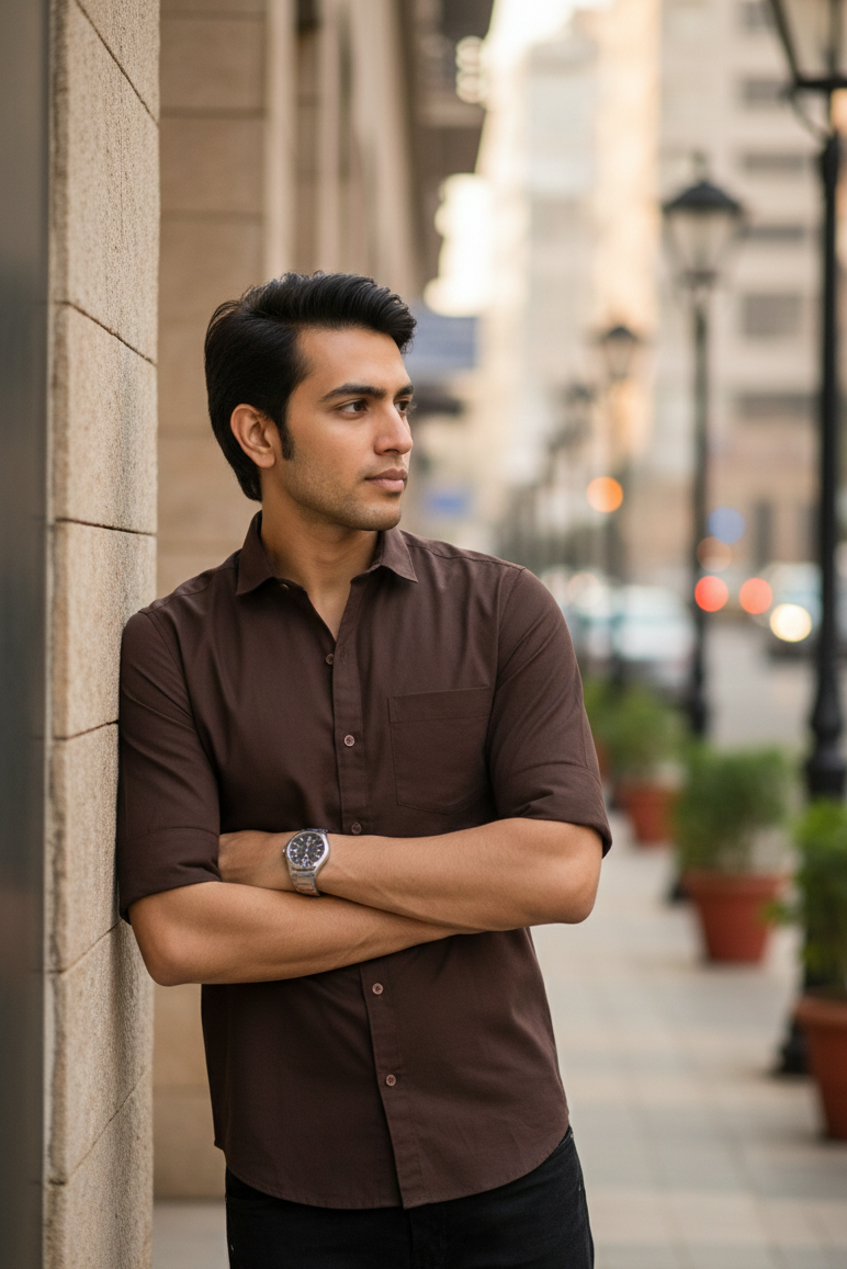 Plain shirts for men