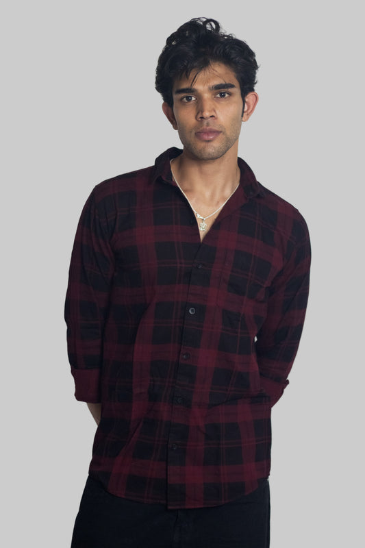 Cotton checks shirt