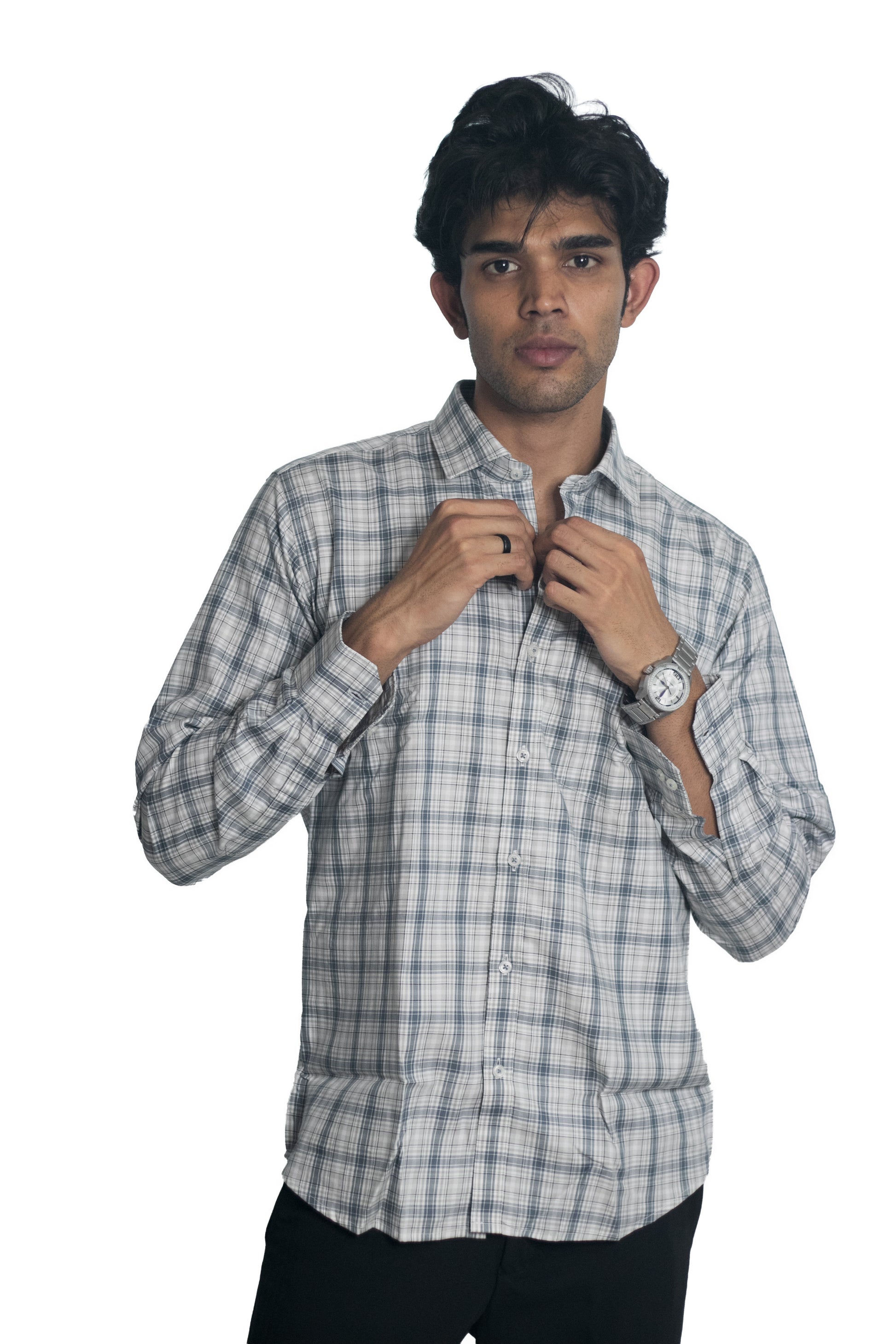 Checks shirt for men