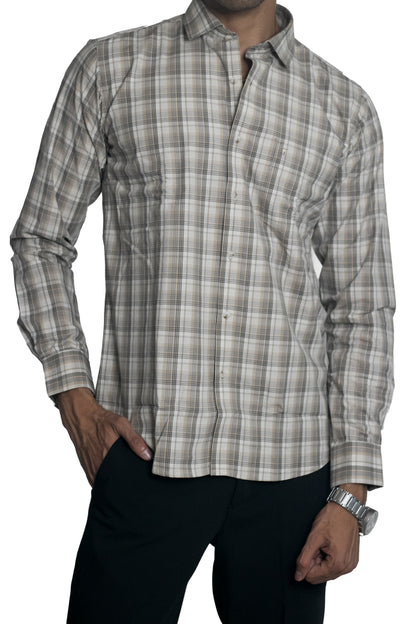 Checks shirt for men